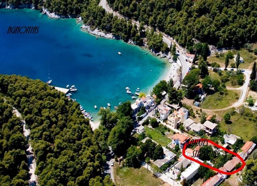Katikies Stamatias Studios & Maisonettes Agnontas Exteriör bild